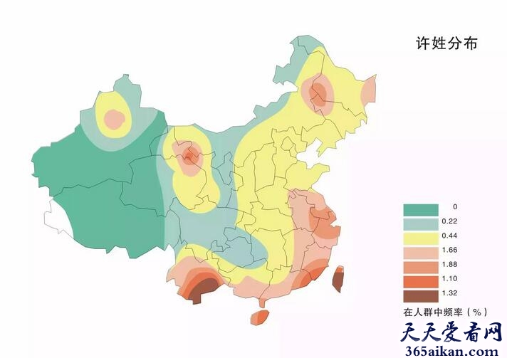 许姓的发源地在哪？许姓分布是怎样的？