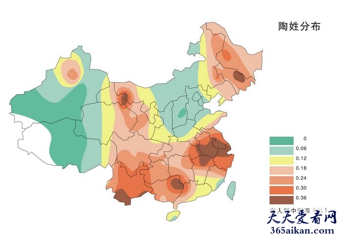 中国的陶姓人口有多少？陶姓的人口分布又是怎样的？