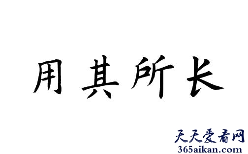 用其所长出自哪里？用其所长是什么意思？