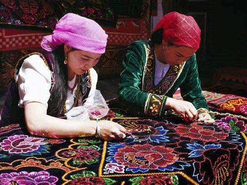 民族艺术 柯尔克孜族刺绣