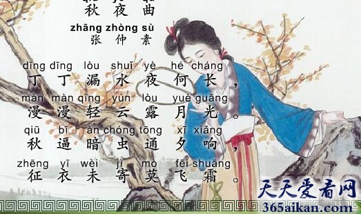 王维秋夜曲原文内容，秋夜曲讲了什么
