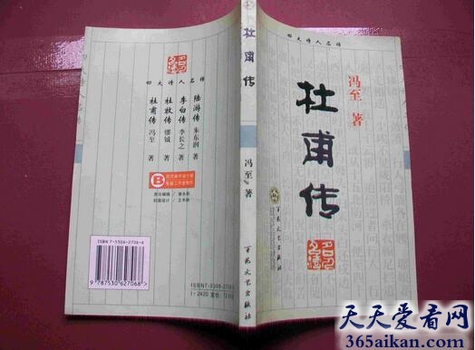 杜甫传出自哪里,杜甫传内容介绍