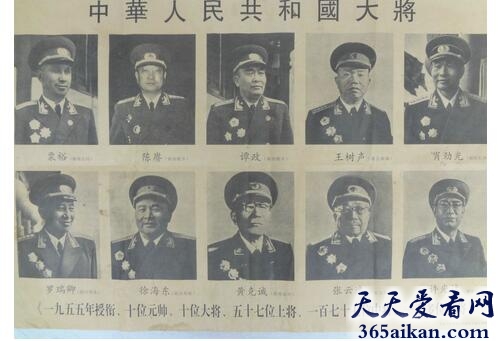 中国共产党十大将军排名！位列十大将军之首的是谁？