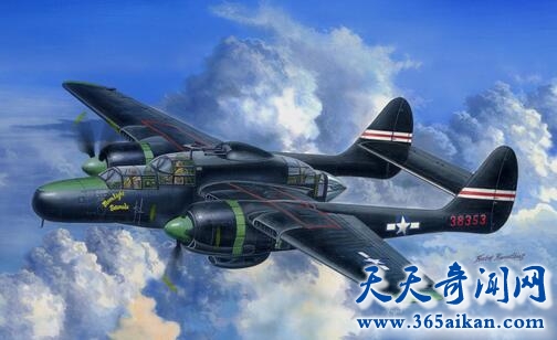 二战时期让日本空军惧怕的战机：黑寡妇战机