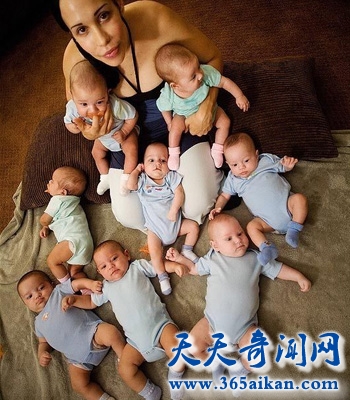 人类最多可以生几胞胎？美国女子生下八胞胎！