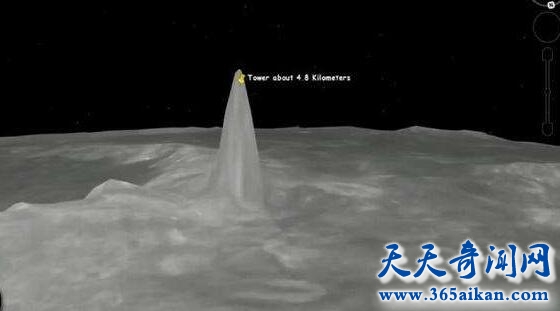 月球惊现外星人巨塔，月球的背面是外星人的基地？