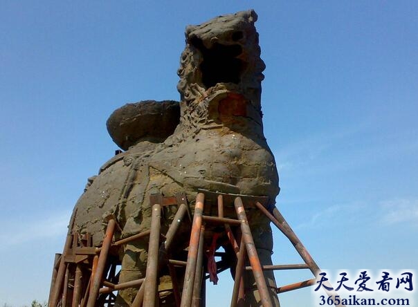 中国形体最大的铸铁狮子：沧州铁狮子