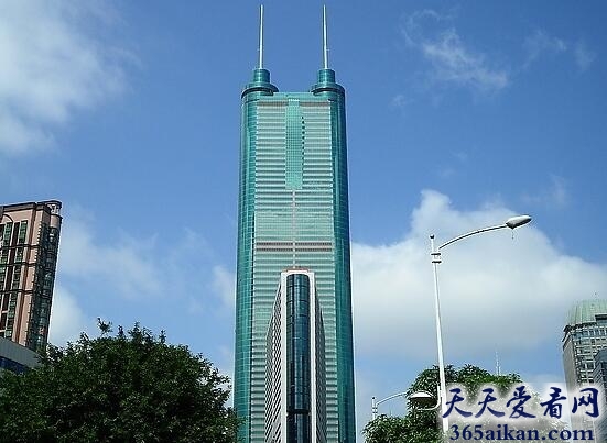 世界上最扁最瘦的大厦——地王大厦