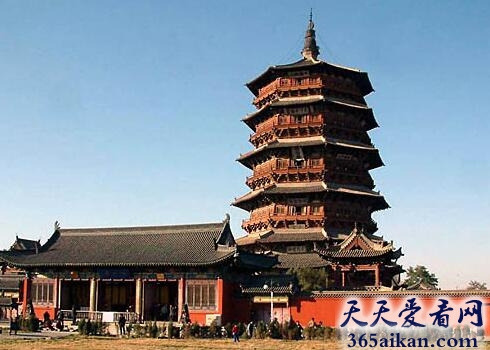 中国最古老的木建筑——应县木塔