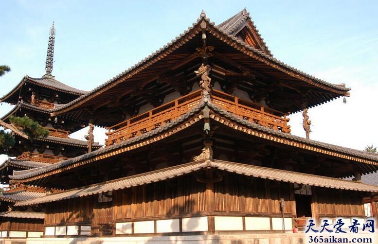世界上最古老的木造建筑：法隆寺