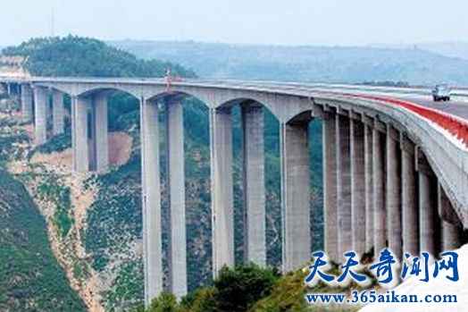 亚洲第一高墩大桥——陕西旬邑三水河特大桥！