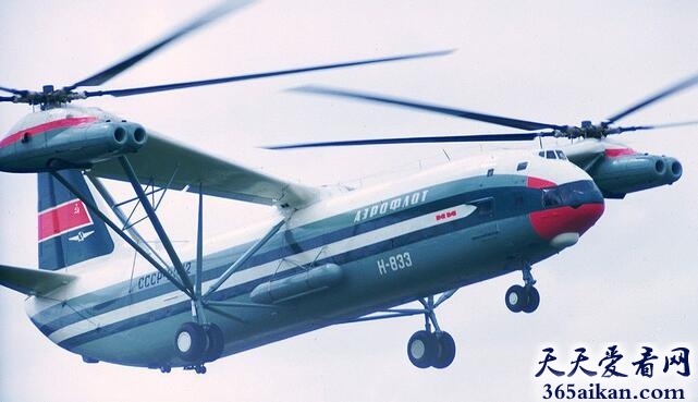 世界上最大的直升机：mil v12