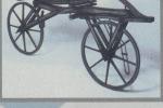 世界上最早的自行车，没有链条（靠滑行前进）