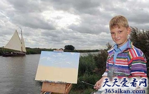 世界上最天才的小画家，画作已经累计卖了150万英镑
