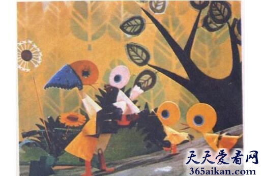 中国第一部折纸片：《聪明的鸭子》