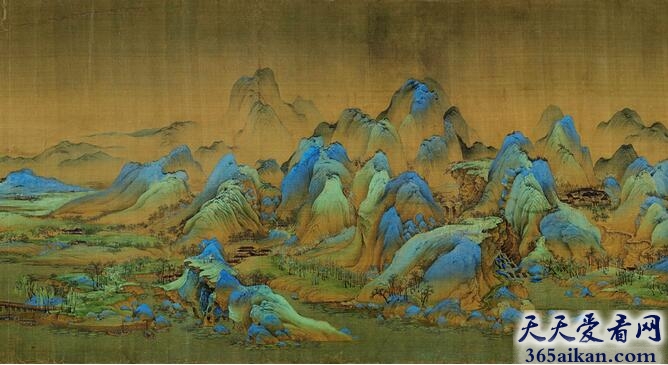 中国最长的古代山水画：《千里江山图》