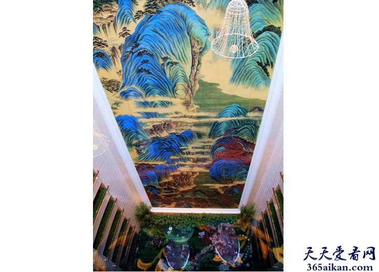 世界最大的酒店壁画：《大好河山》