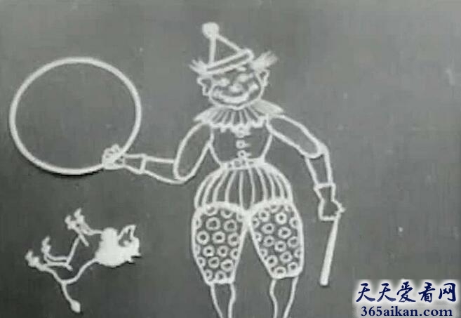 美国第一部动画片：《滑稽脸的幽默相》