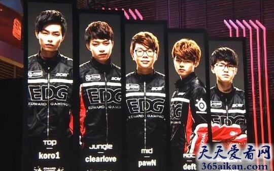 娱乐之最！LOL国内最强战队：EDG