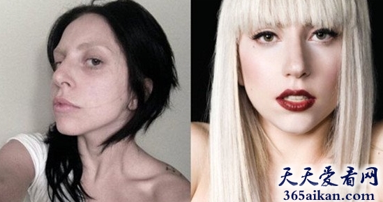 ladygaga的图片，流行天后ladygaga的素颜惊爆您的眼球！