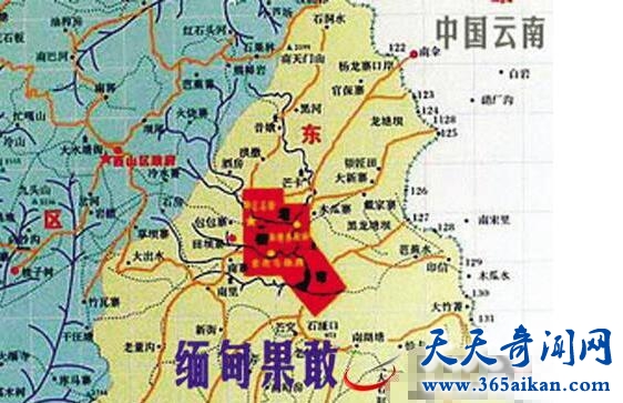 缅甸特区地图曝光！揭秘：缅甸四大特区是哪四大？