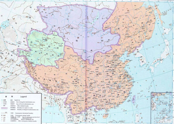明朝地图:明朝地图全图