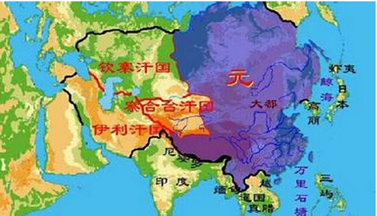 蒙古帝国四大汗国是元朝派系斗争的产物